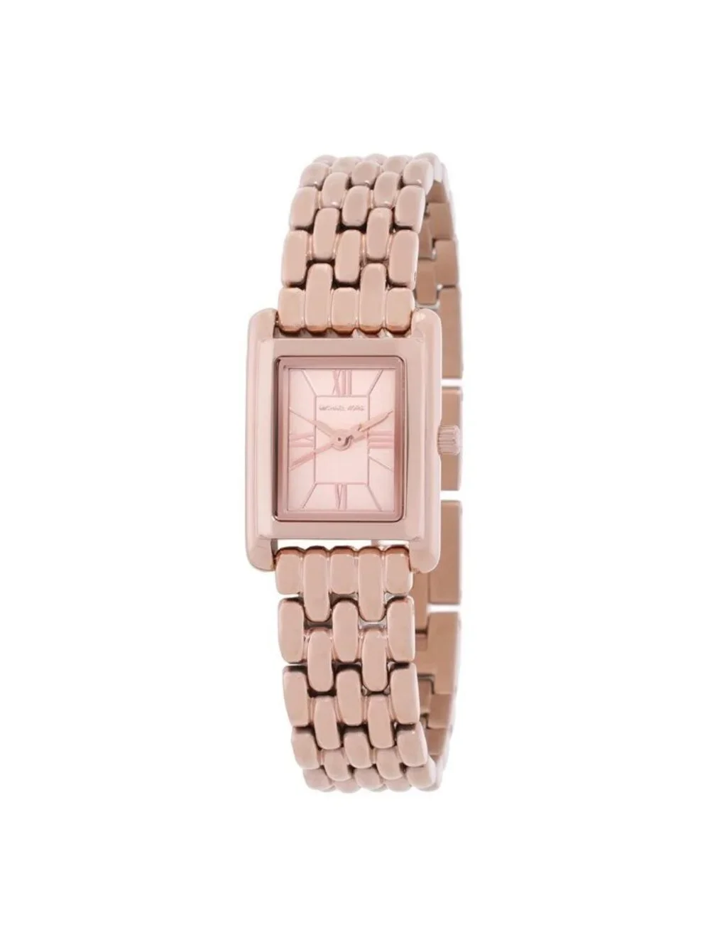 NWT Michael Kors Petite Essex Quartz Rose Gold Dial Ladies Watch